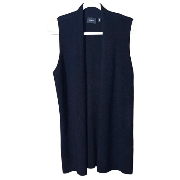 Cyrus Black Sleeveless Women's Sweater - Picture 1 of 3
